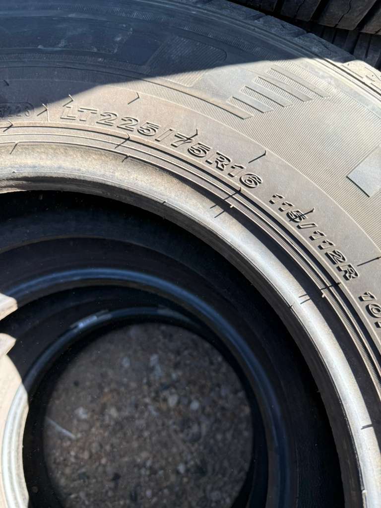 LT225/75R16 (3 Used Tires) Nexen Roadian CT8 HL