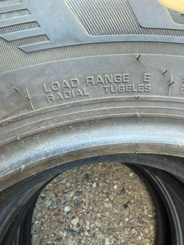 LT225/75R16 (3 Used Tires) Nexen Roadian CT8 HL