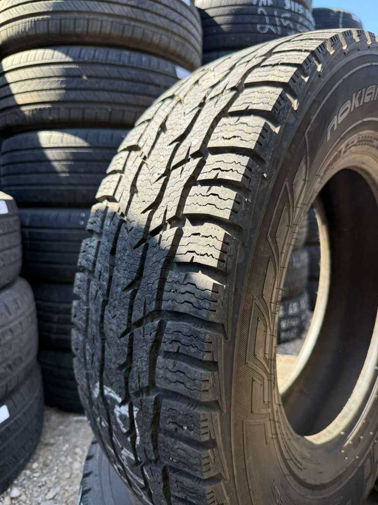 225/75R16C Pair (2 Used Tires) Nokian WRC3 Studless Winter Tire