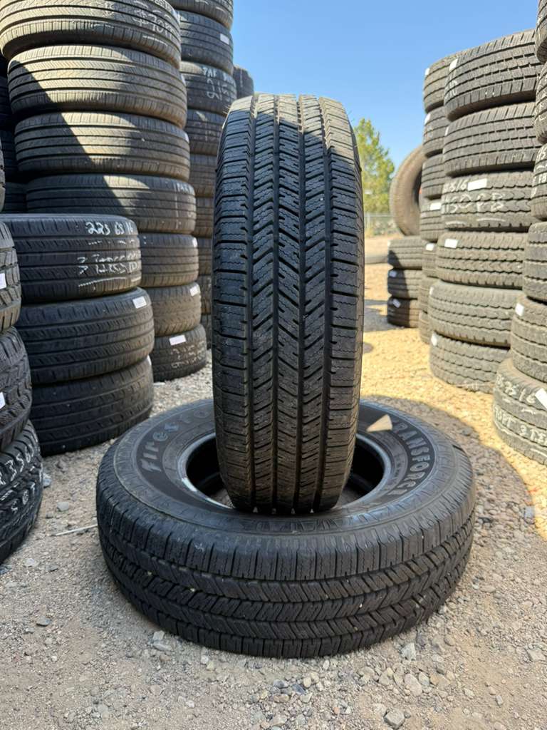 LT225/75R16 Pair (2 Used Tires) Firestone Transforce HT2