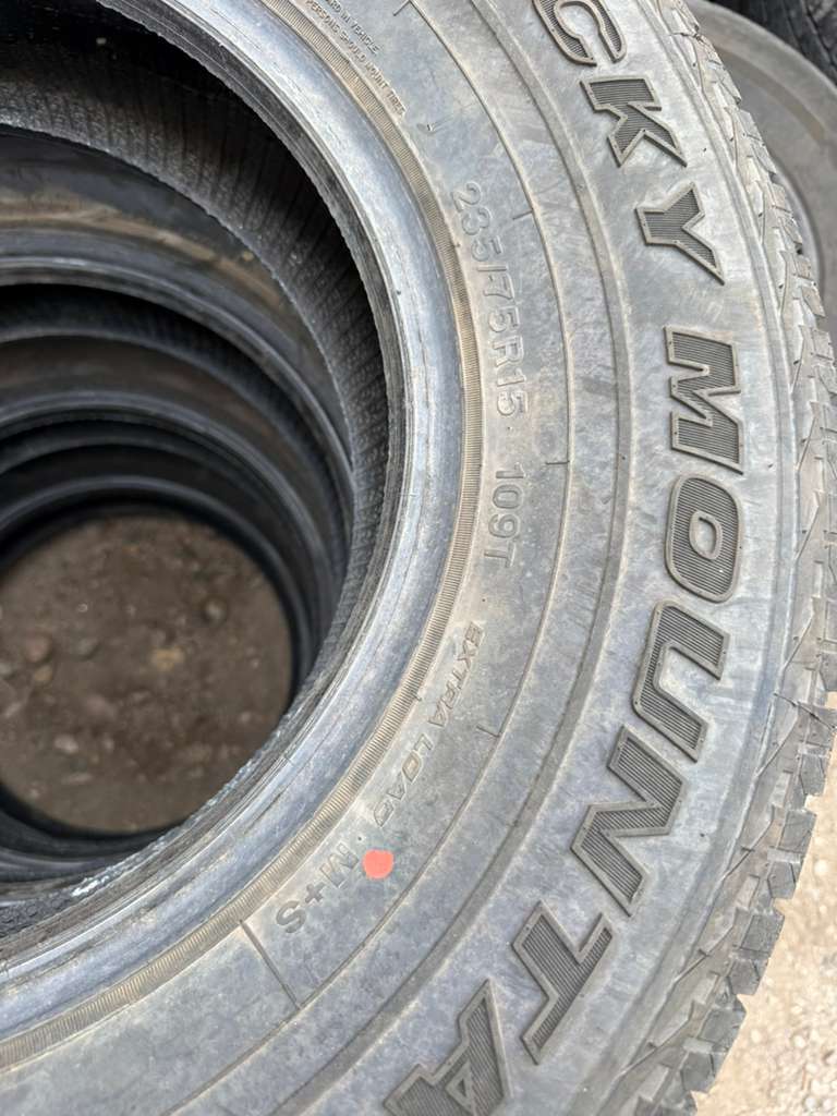 235/75R15  Set (4 Used Tires) Rocky Mountain H/T2