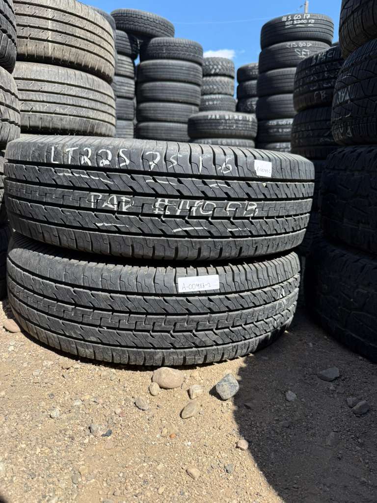 LT225/75R16 Pair (2 Used Tires) Dextero DHT2