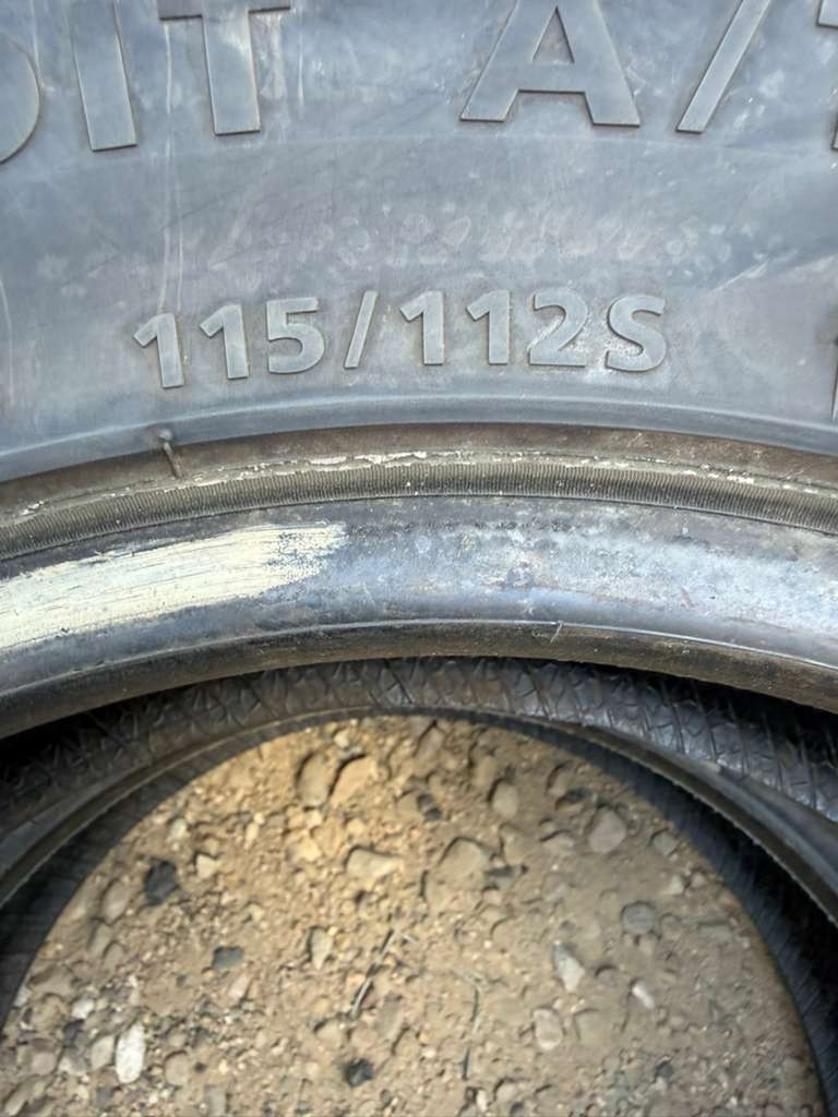 LT225/75R16 Pair (2 Used Tires) Delinte DX-10 Bandit A/T