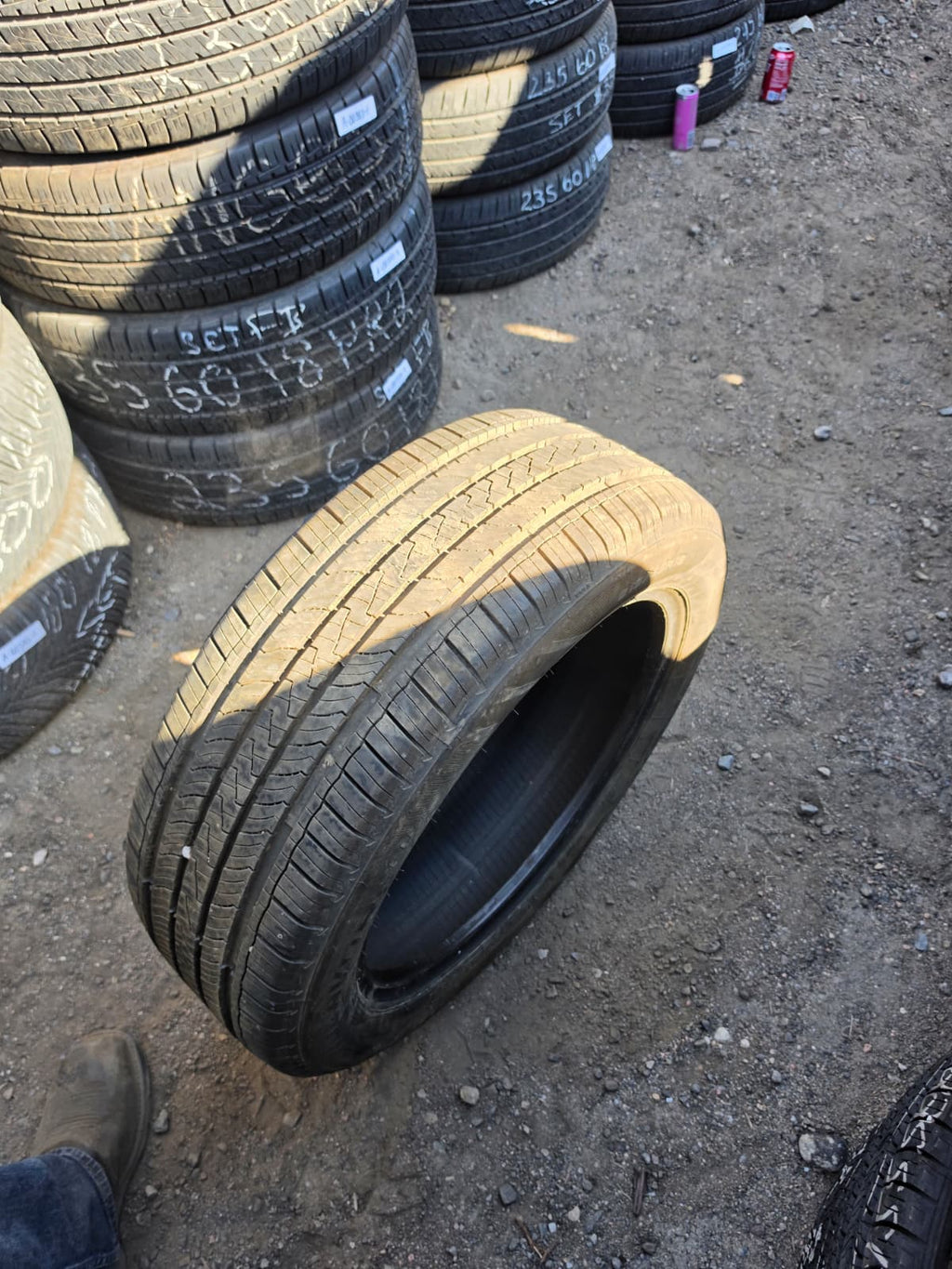 215/55R18 Set (4 Used Tires) Cooper Endeavor Plus