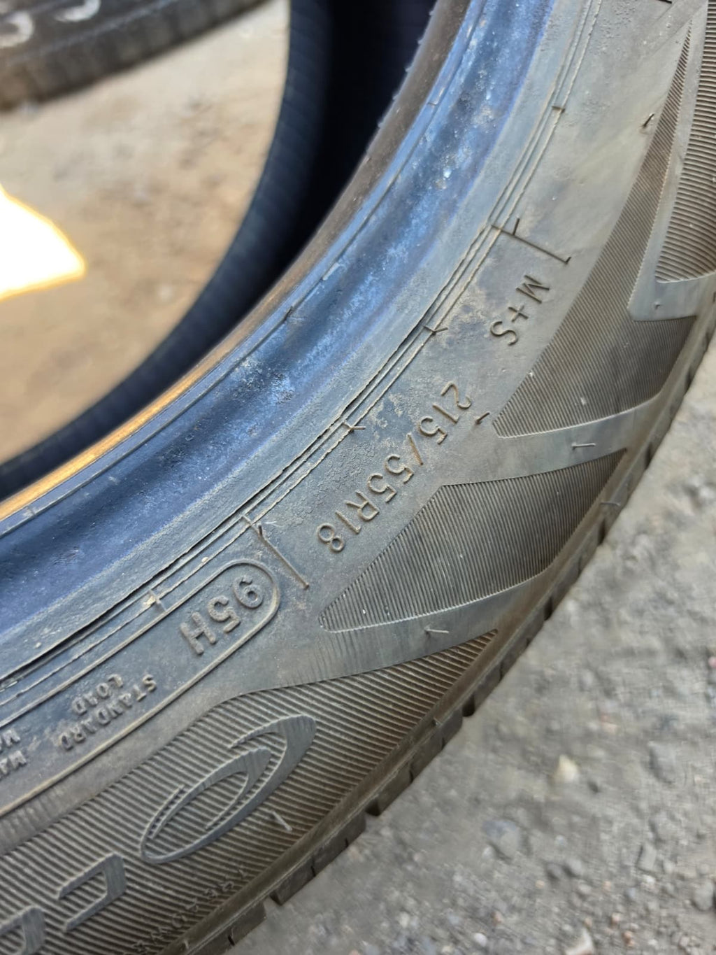 215/55R18 Set (4 Used Tires) Cooper Endeavor Plus