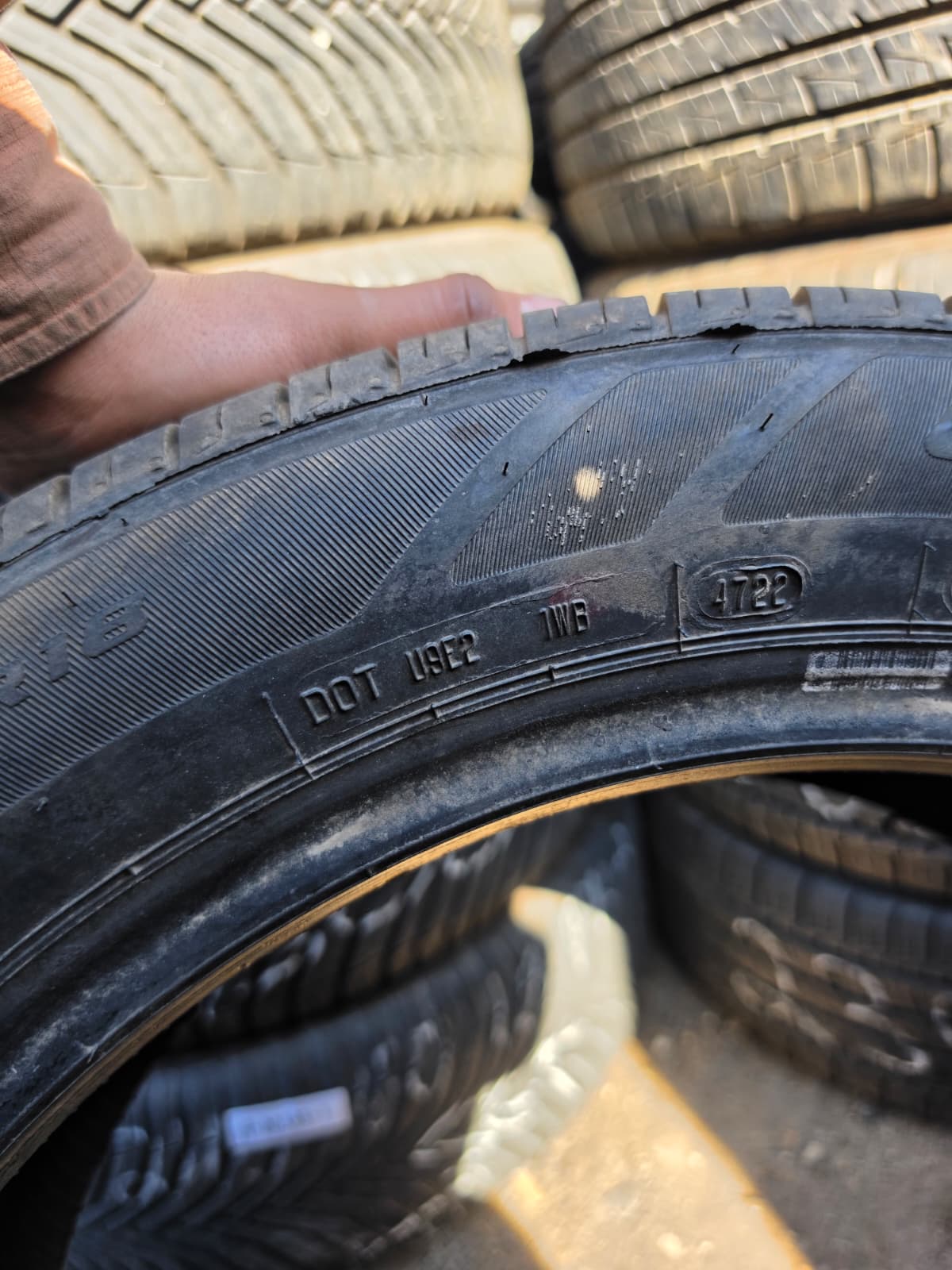 215/55R18 Set (4 Used Tires) Cooper Endeavor Plus