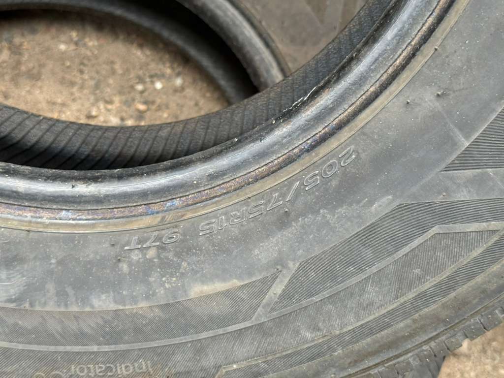 205/75R15 Pair (2 Used Tires) Hankook Kinergy ST