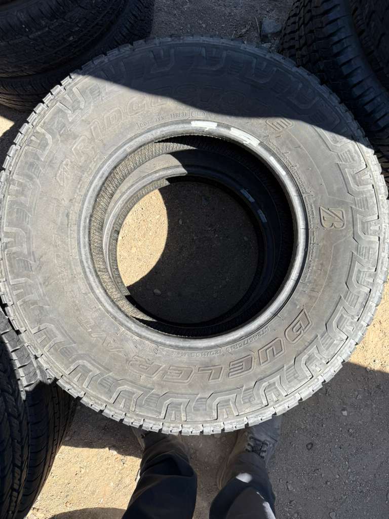 LT245/75R16  Pair (2 Used Tires) Bridgestone Dueler A/T Revo 3