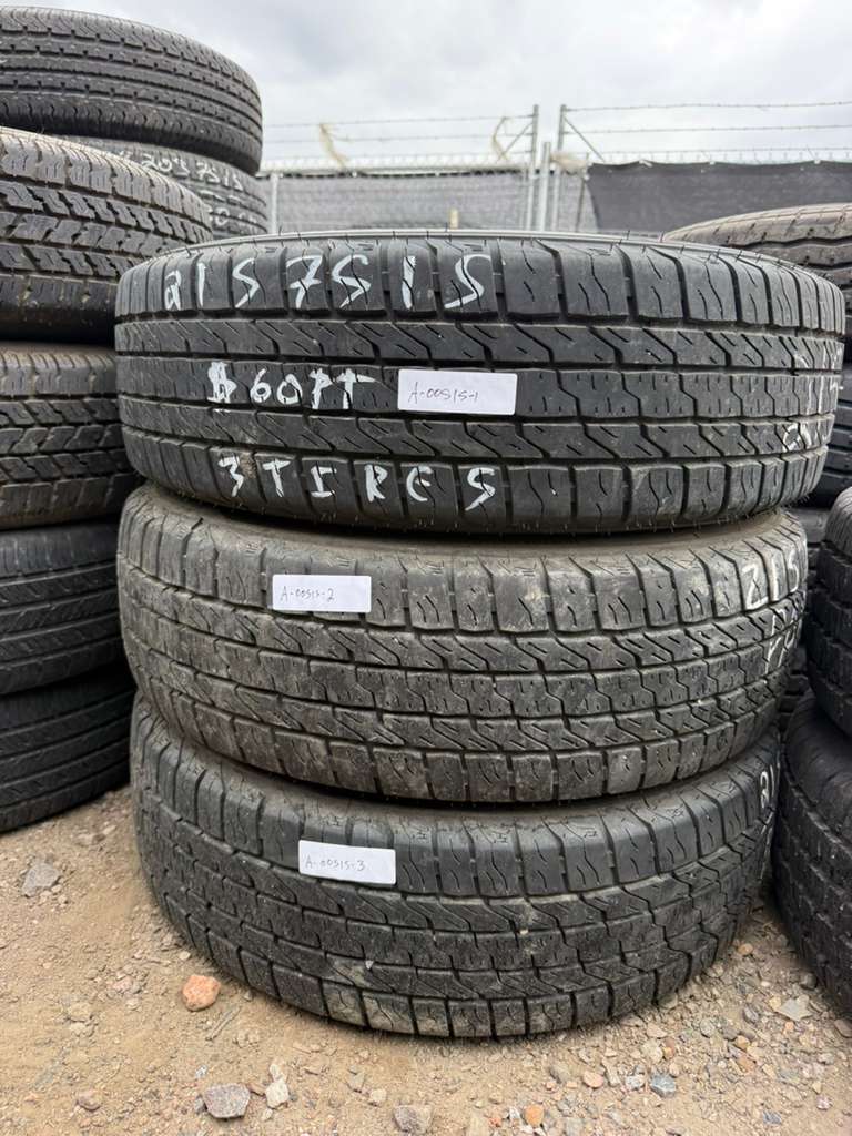 215/75R15 (3 Used Tires) Corsa Highway Terrain Plus