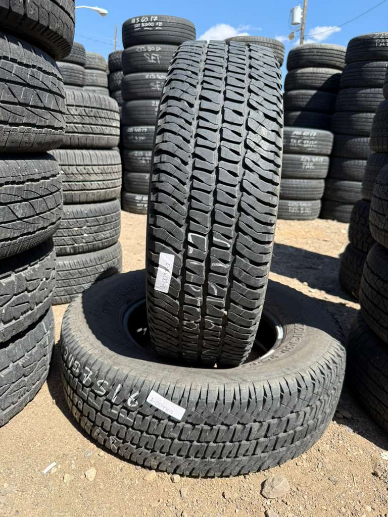 LT245/75R17 Pair (2 Used Tires) Michelin LTX A/T2