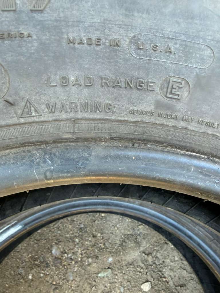 LT245/75R17 Pair (2 Used Tires) Michelin LTX A/T2
