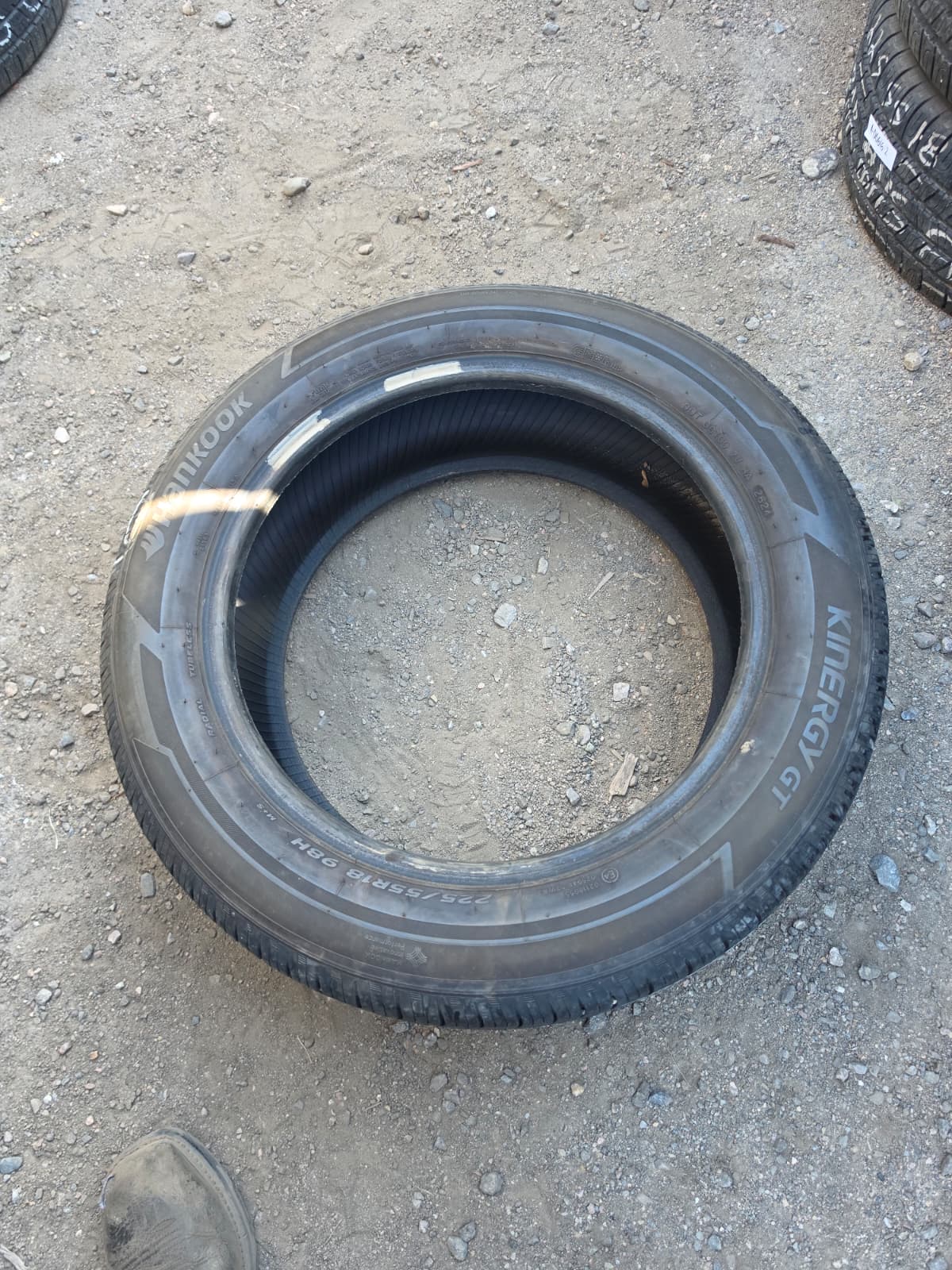 225/55R18 Set (4 Used Tires)Hankook Kinergy GT