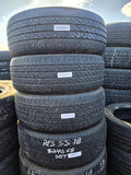 215/55R18 Pair (4 Used Tires) Bridgestone Turanza EL