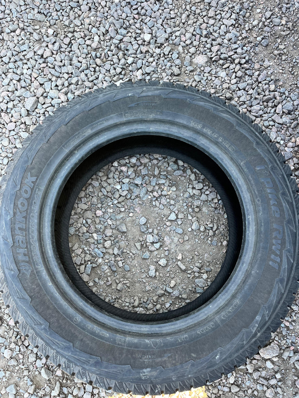 235/65R18 (3 Used Tires) Hankook I PIKE RW11