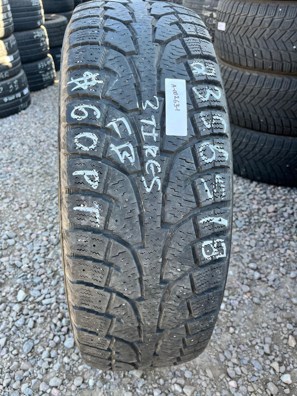 235/65R18 (3 Used Tires) Hankook I PIKE RW11