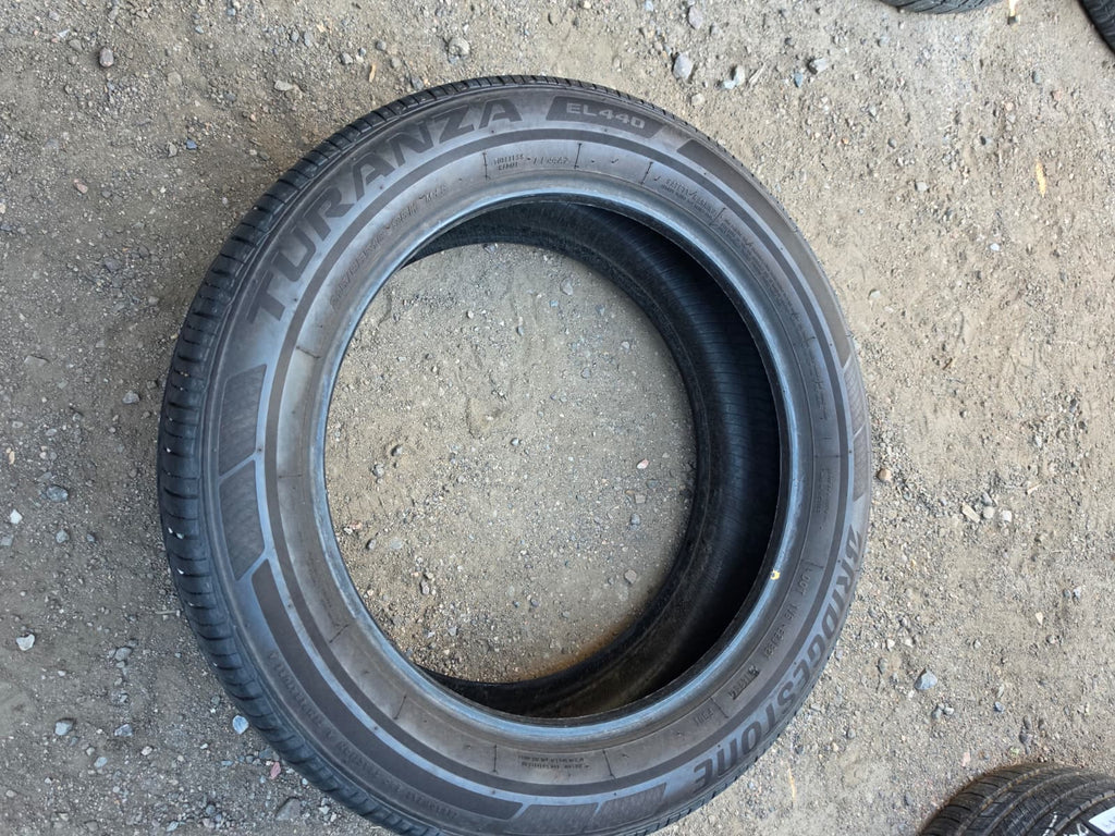 215/55R18 Pair (4 Used Tires) Bridgestone Turanza EL