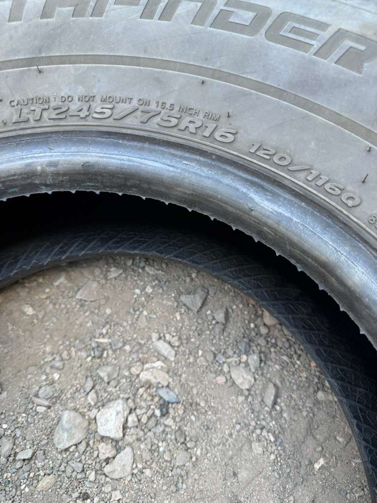 LT245/75R16 Single (1 Used Tire) Pathfinder HSR