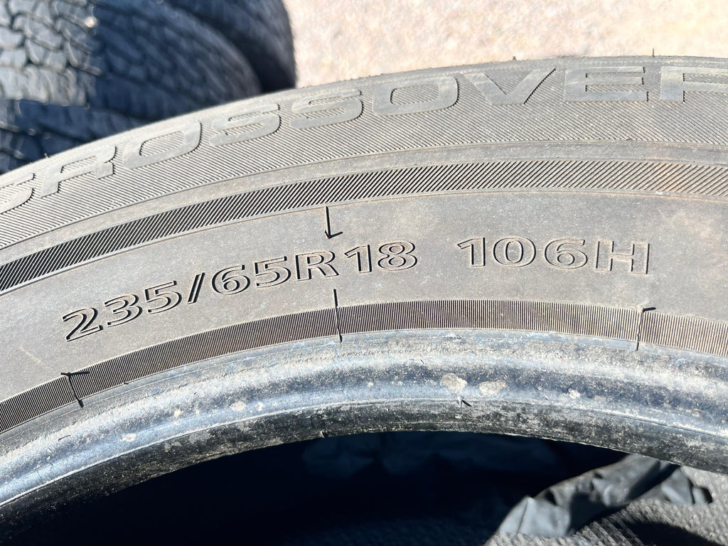 235/65R18 Pair (2 Used Tires)Mohave CrossOver