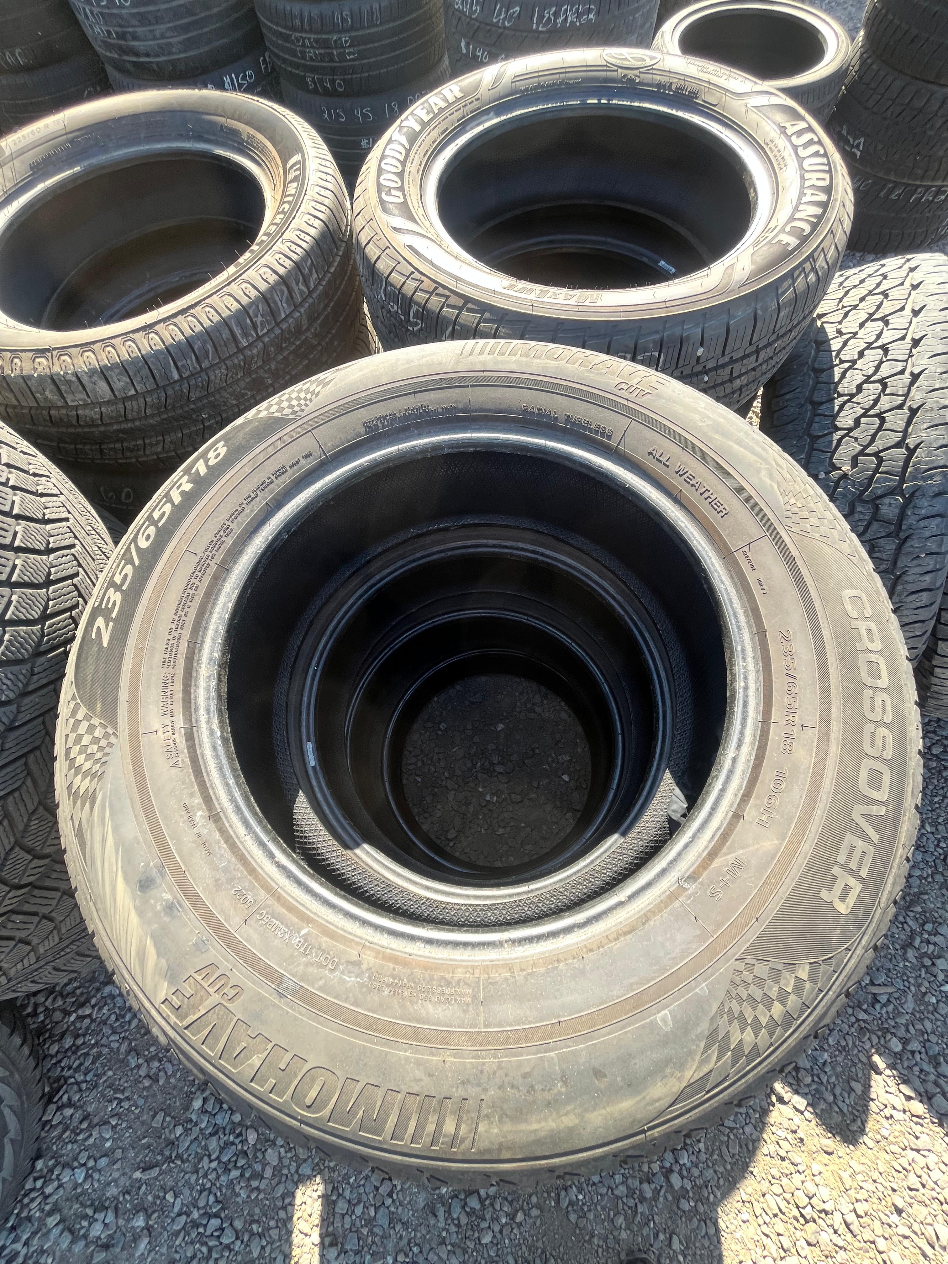 235/65R18 Pair (2 Used Tires)Mohave CrossOver
