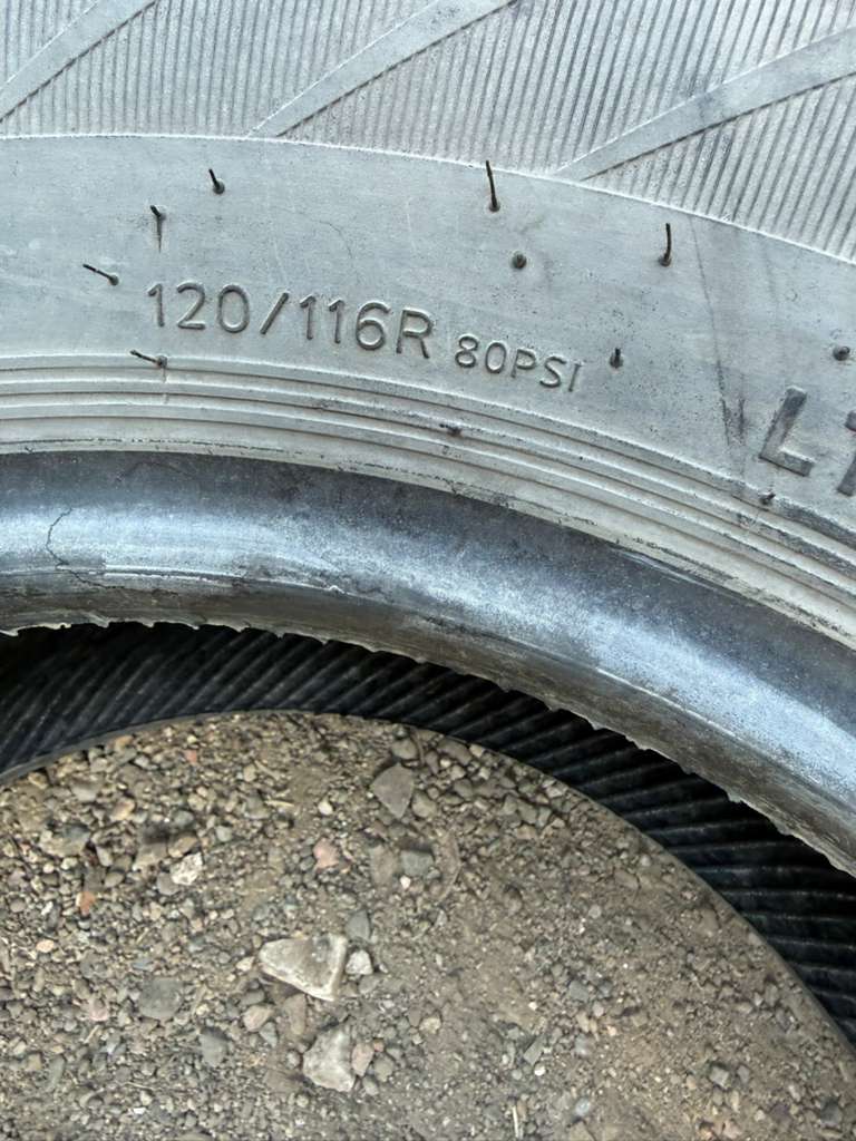LT245/75R16  Single (1 Used Tire) Hankook Dynapro AS