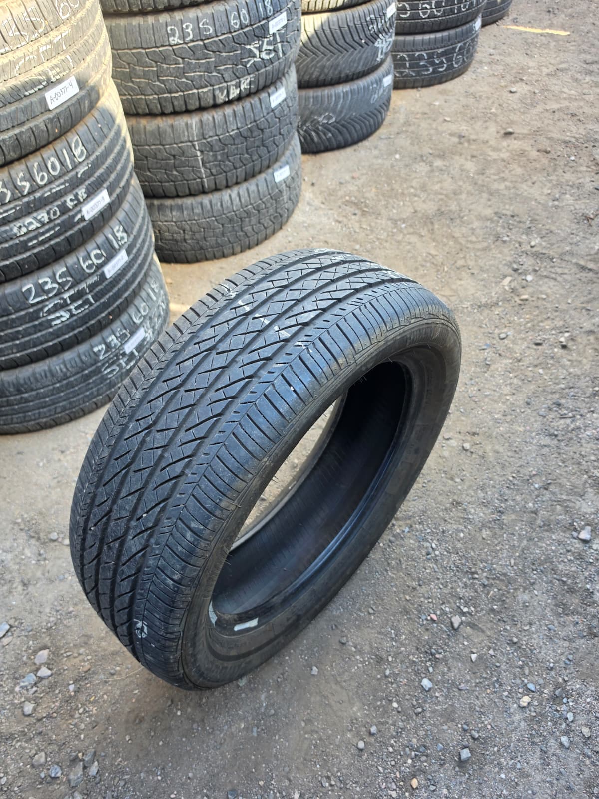 215/55R18 (3 Used Tires) Bridgestone Turanza EL