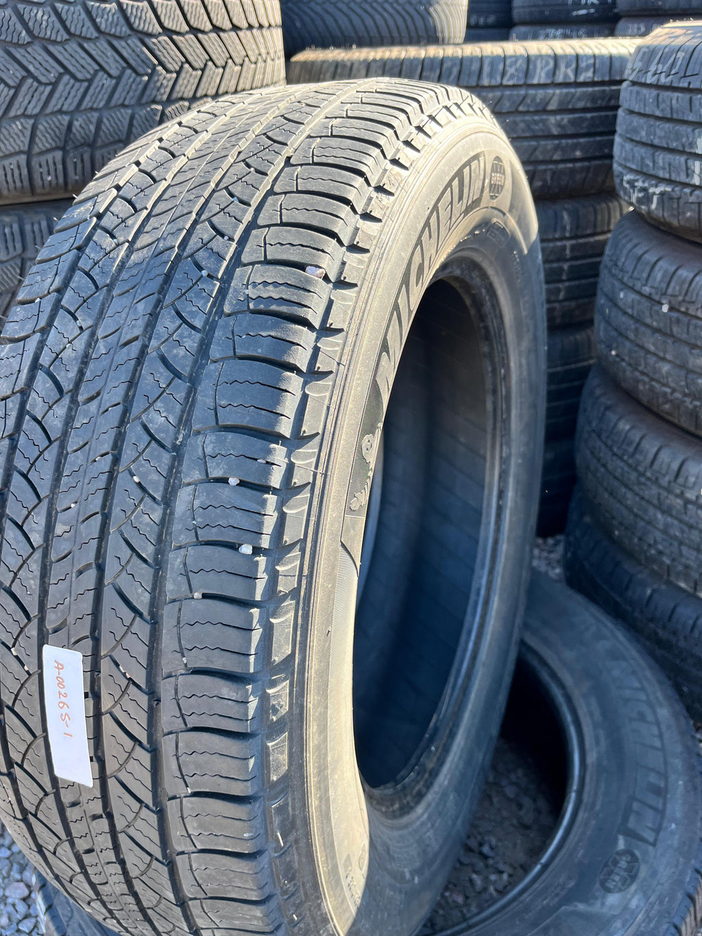 235/65R18 Pair (2 Used Tires) Michelin Latitude (Tour)