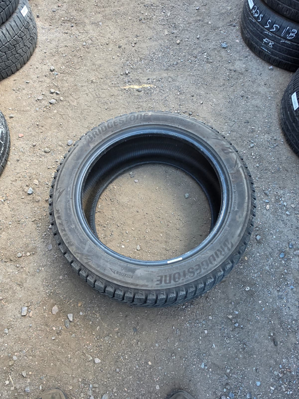 235/50R18 Pair (2 Used Tires) Bridgestone Blizzak