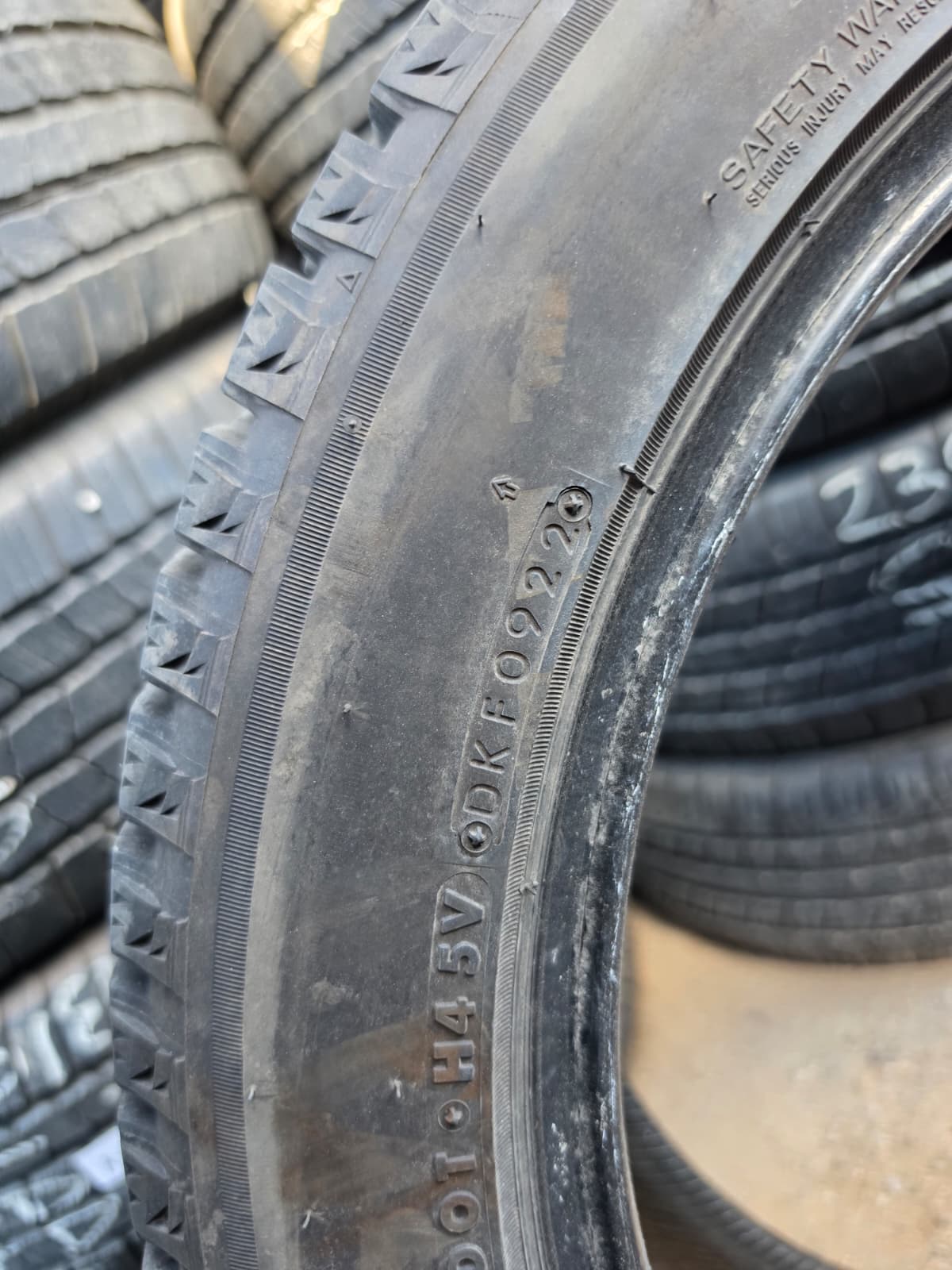 235/50R18 Pair (2 Used Tires) Bridgestone Blizzak
