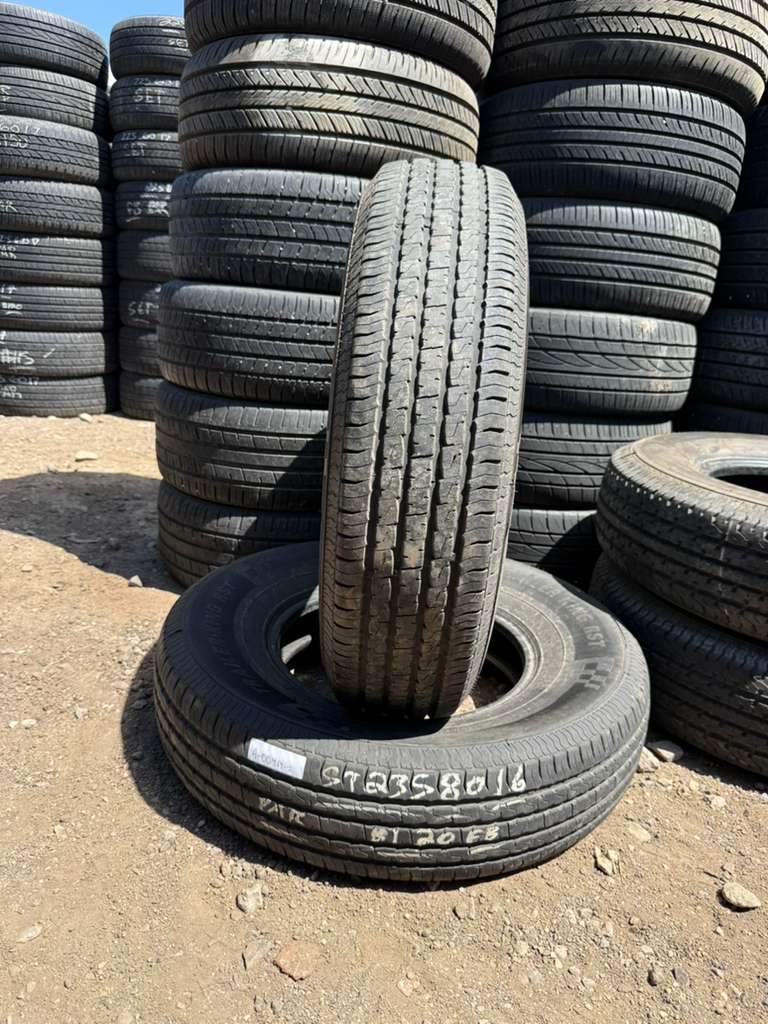 ST235/80R16 Pair (2 Used Tires) Trailer King  RST
