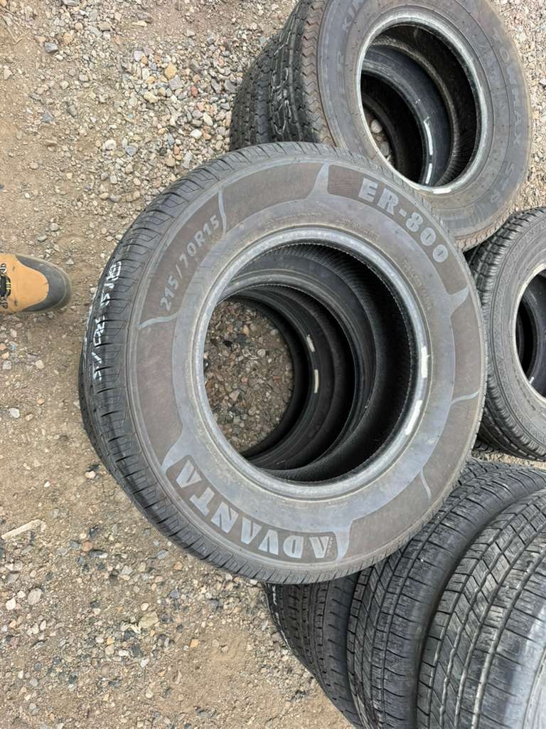 215/70R15 (3 Used Tires) Advanta ER-800
