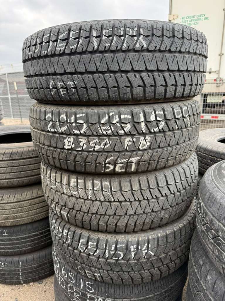 205/65R15 Set (4 Used Tires) Bridgestone Blizzak WS90