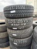 205/65R15 Set (4 Used Tires) Bridgestone Blizzak WS90