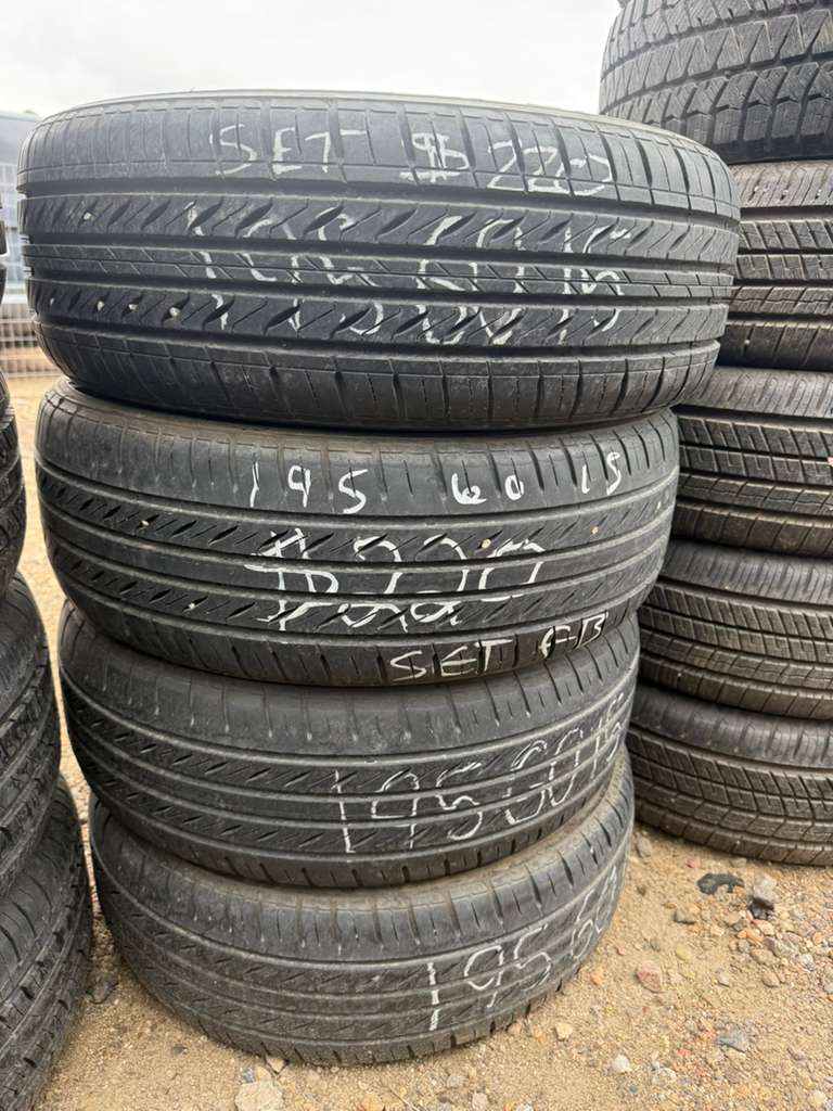 195/60R15 Set (4 Used Tires) Sentury Touring