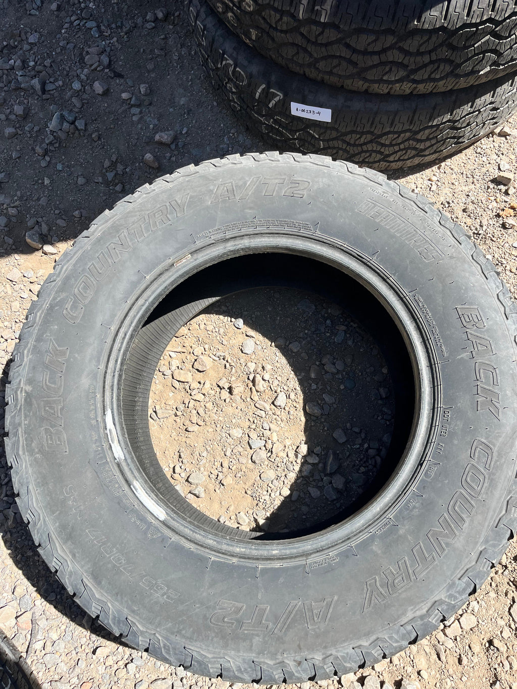 255/70R17 Set (4 Used Tires) Deantires Back Country