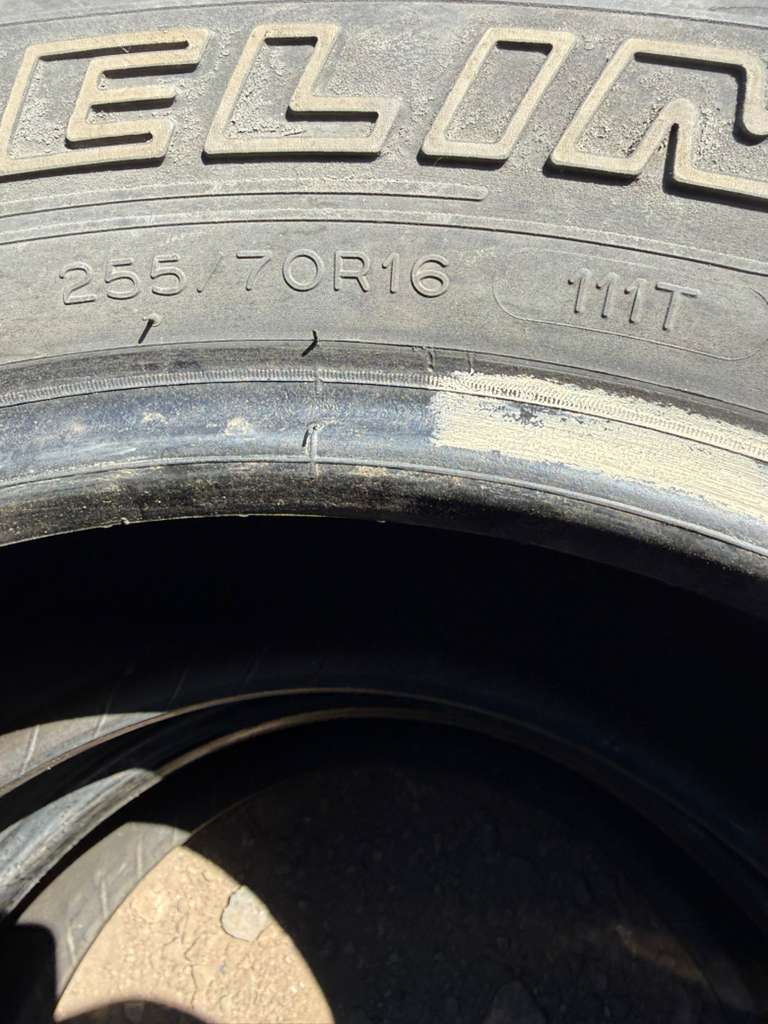255/70R16 Pair (2 Used Tires) Michelin Defender LTX M/S