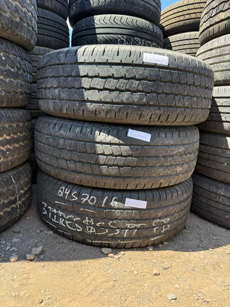 245/70R16 (3 Used Tires) Linglong Crosswind H/T