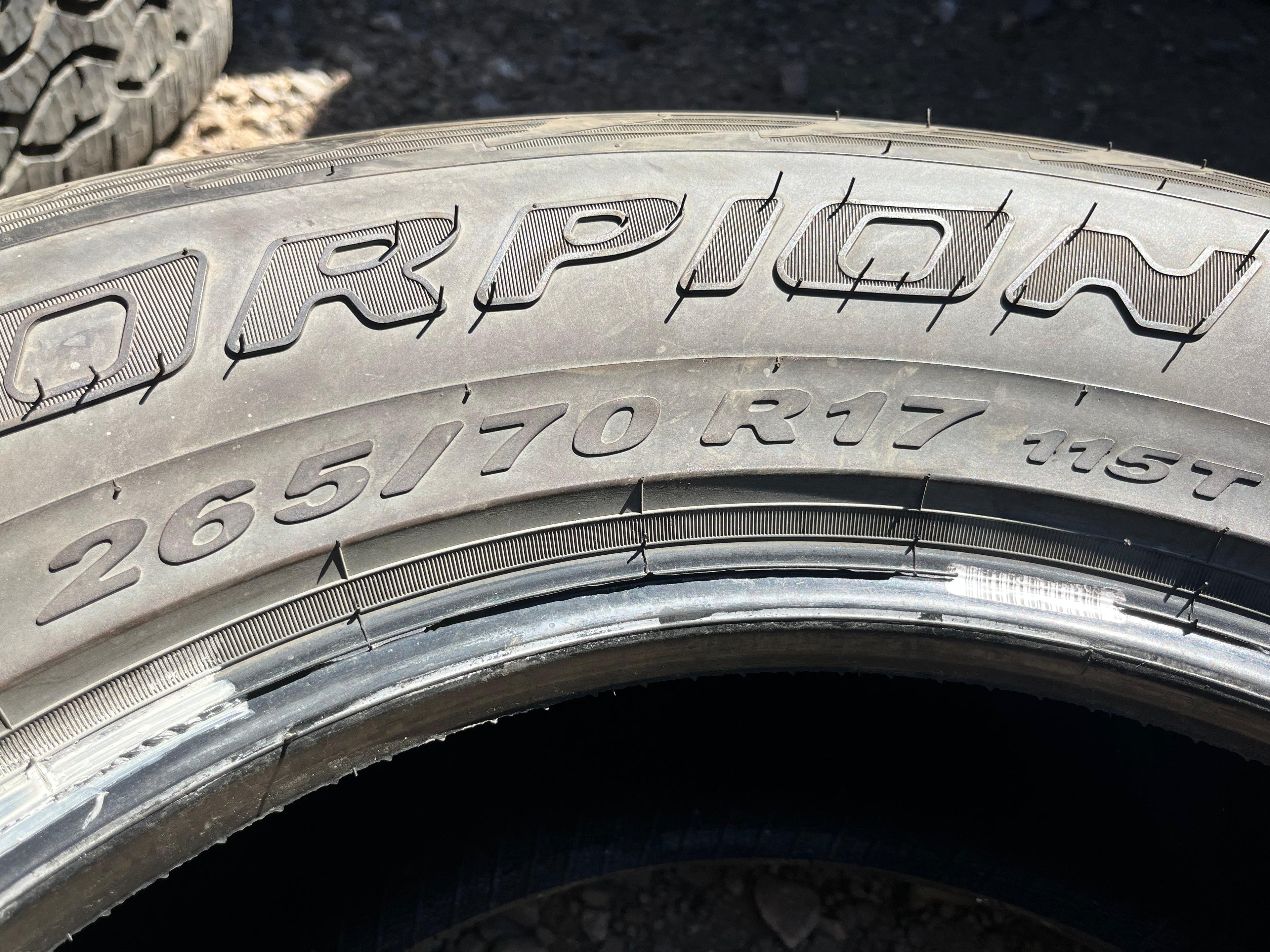 265/70R17 Set (4 Used Tires) Pirelli Scorpion (ATR)