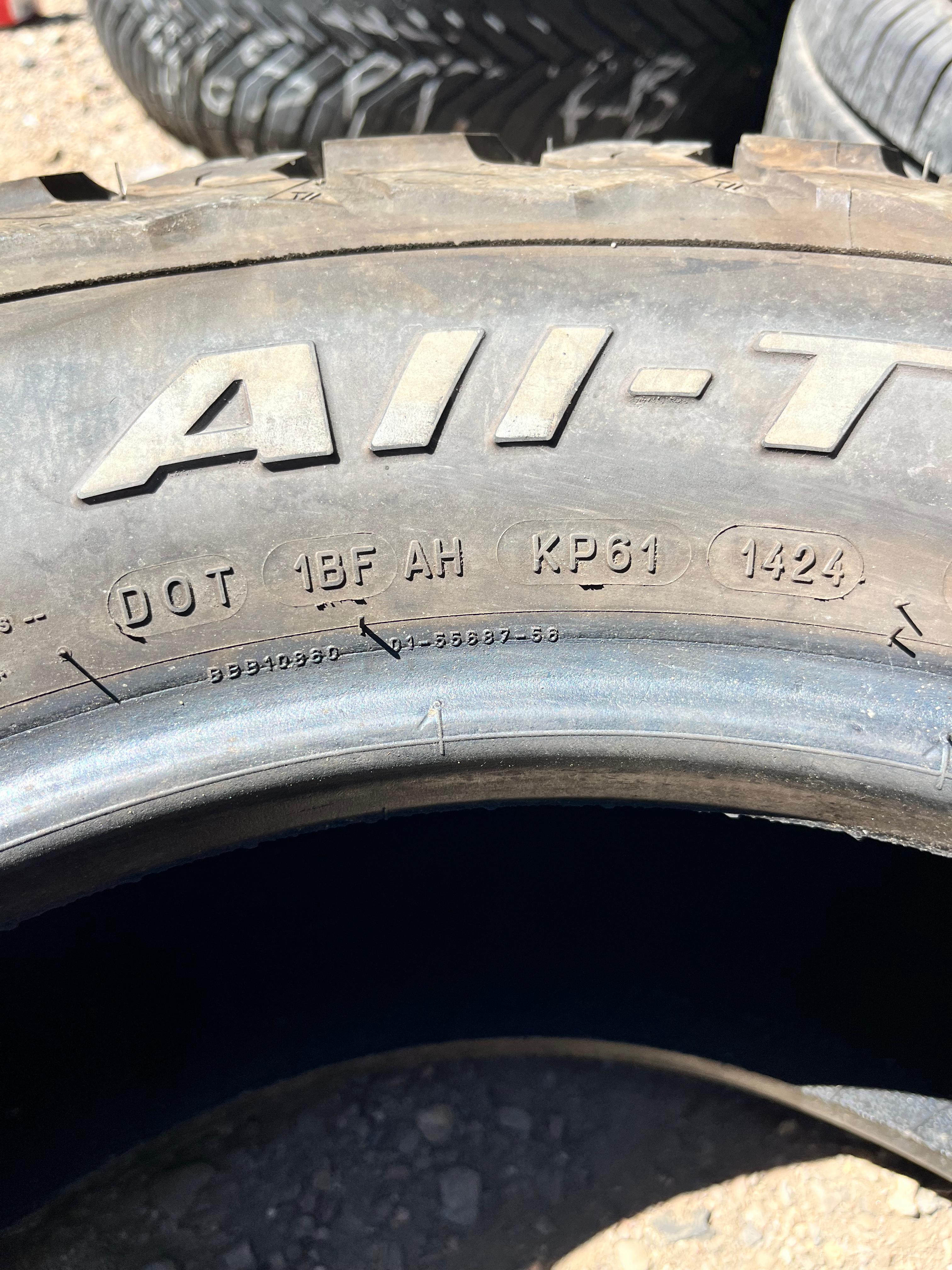 LT265/70R17 Set (4 Used Tires) BFGoodrich Baka Champion (KO3)
