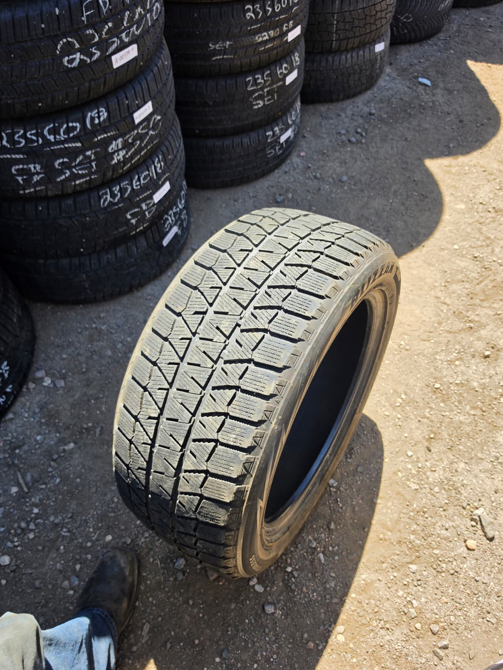 245/50R18 Set (4 Used Tires) Bridgestone Blizzak
