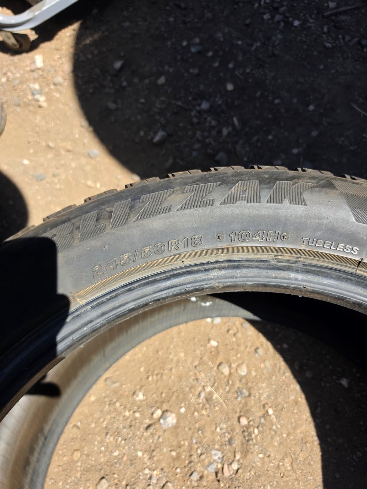 245/50R18 Set (4 Used Tires) Bridgestone Blizzak