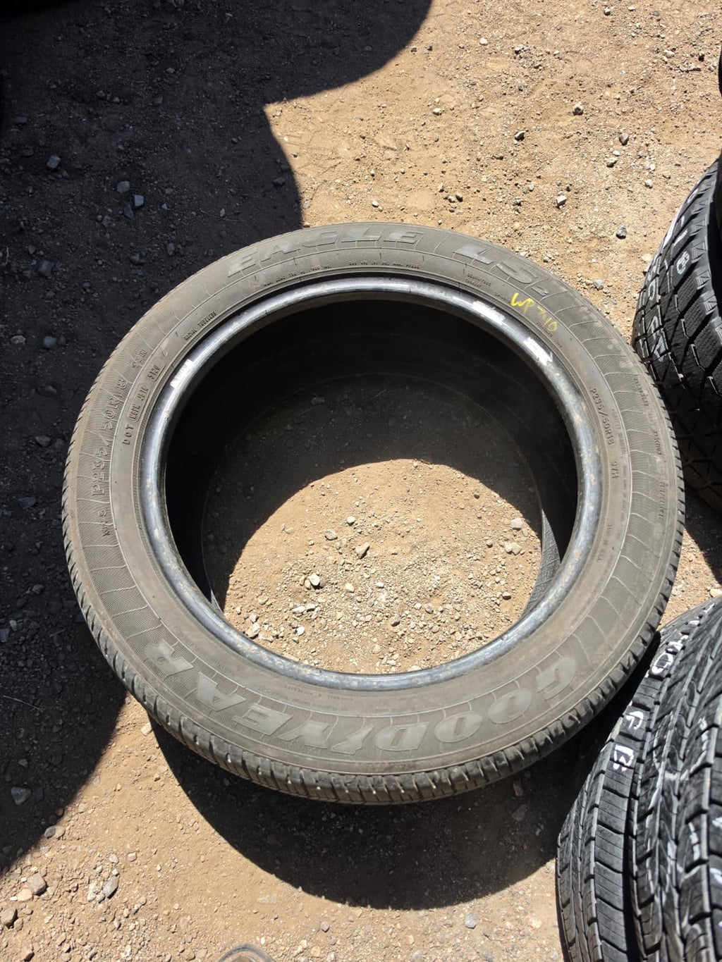 235/50R18 Pair (2 Used Tires) Goodyear Eagle LS2