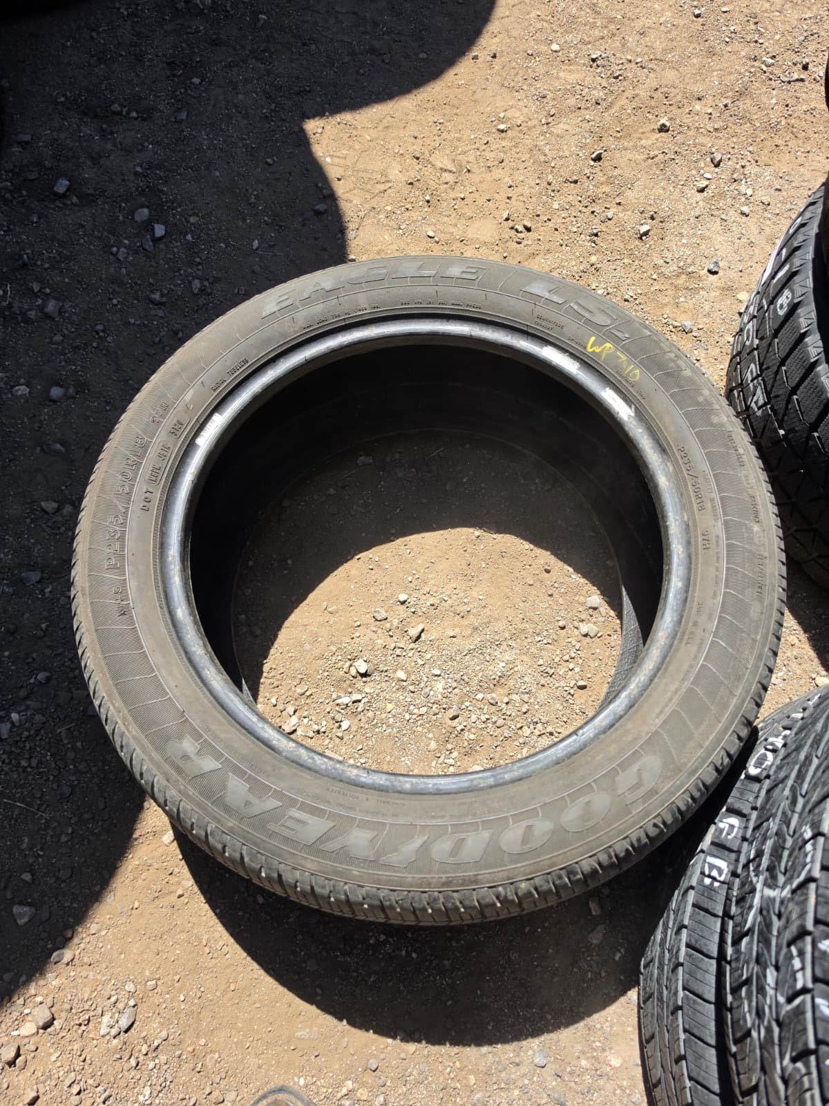 235/50R18 Pair (2 Used Tires) Goodyear Eagle LS2