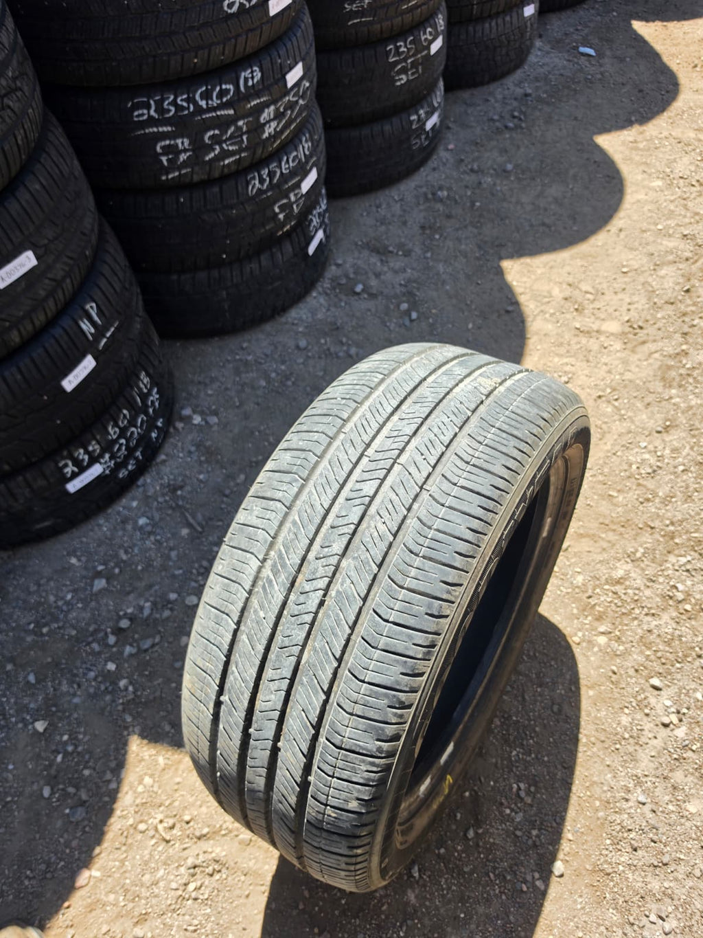 235/50R18 Pair (2 Used Tires) Goodyear Eagle LS2