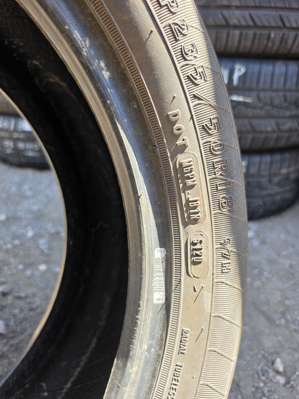 235/50R18 Pair (2 Used Tires) Goodyear Eagle LS2