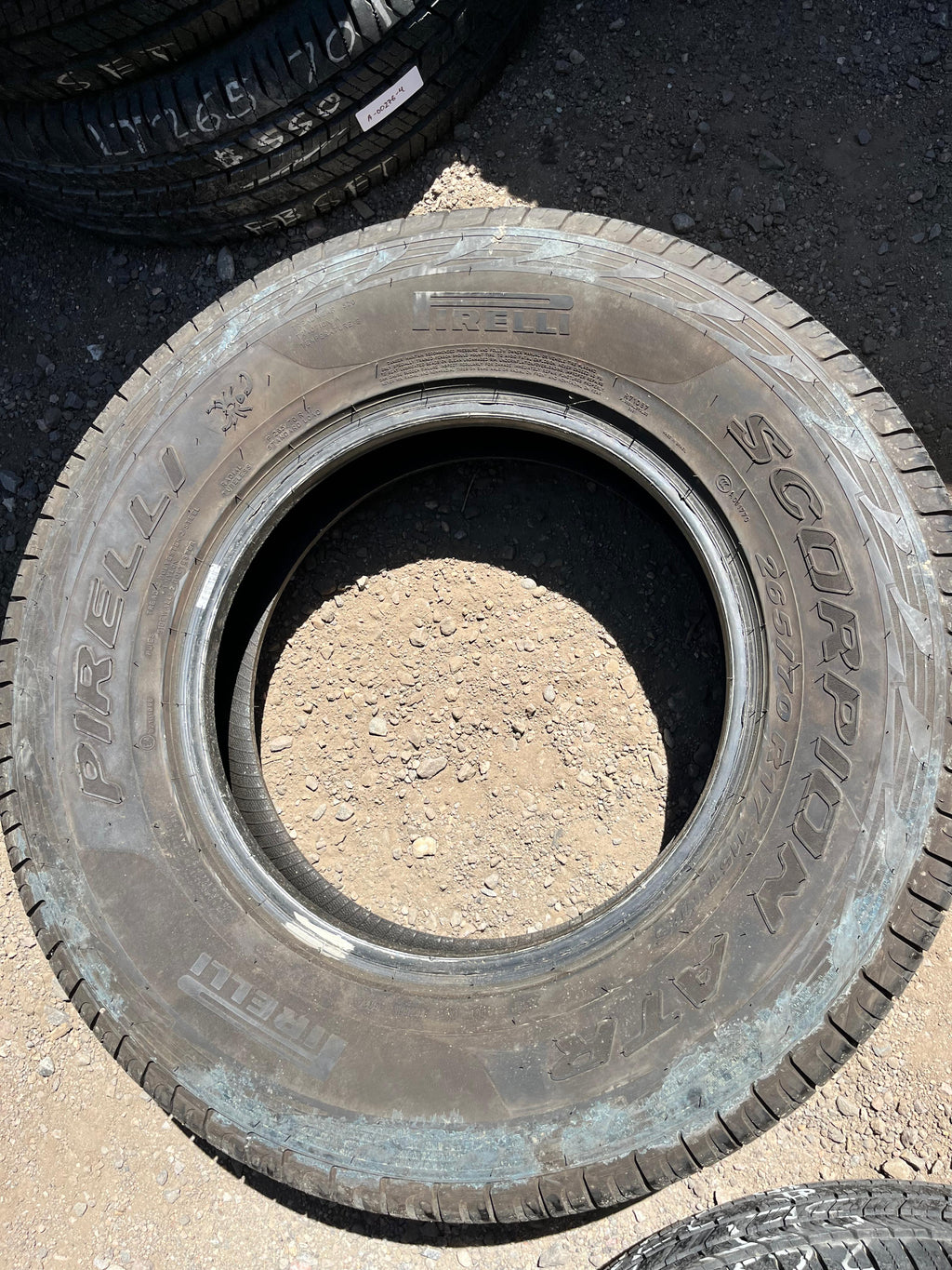 265/70R17 Pair (2 Used Tires) Pirelli Scorpion (ATR)