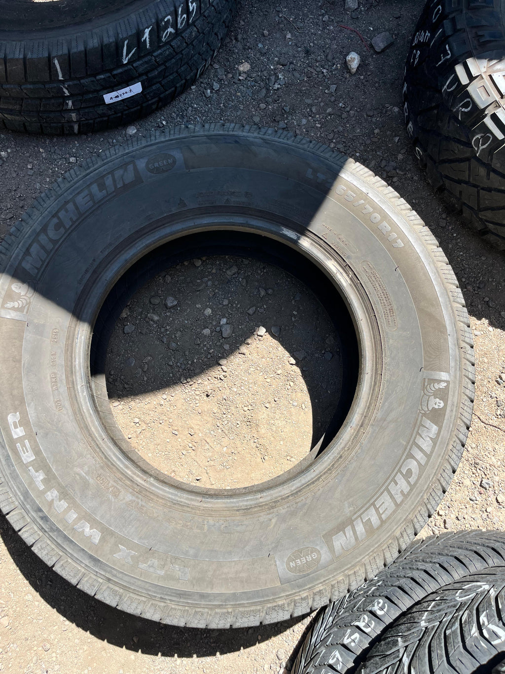 LT265/70R17  Pair (2 Used Tires) Michelin LTX