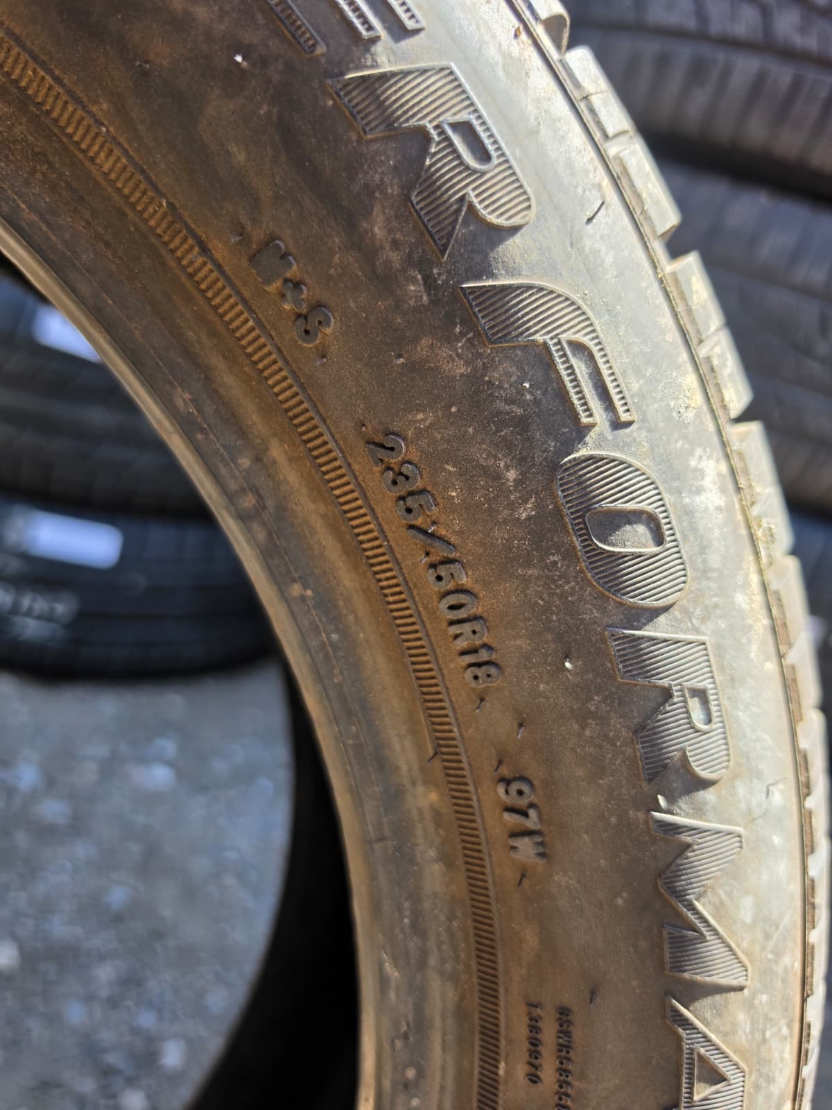 235/50R18 Pair (2 Used Tires) Douglas Performance