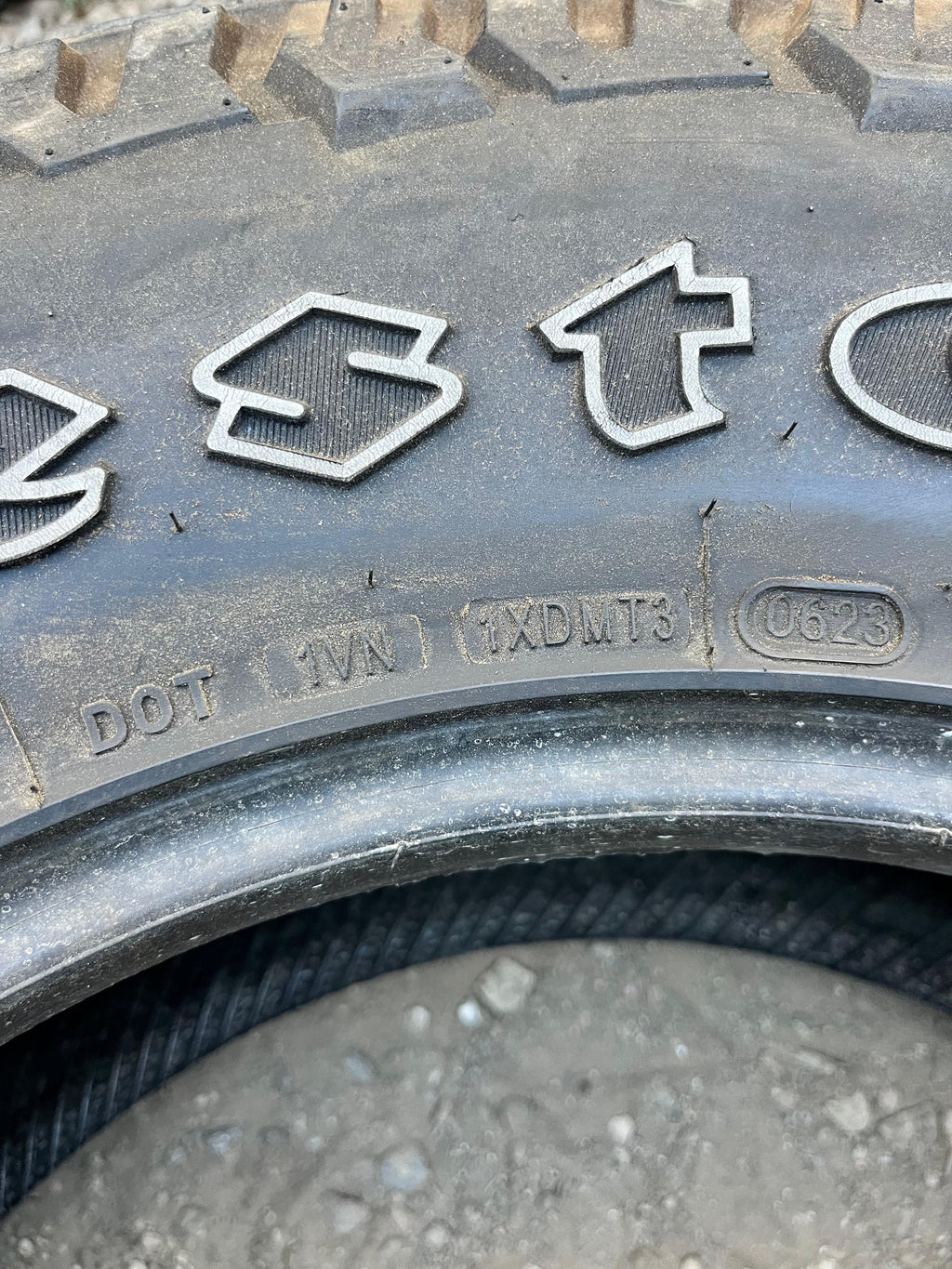 LT255/75R17 Pair (2 Used Tires) Firestone Destination