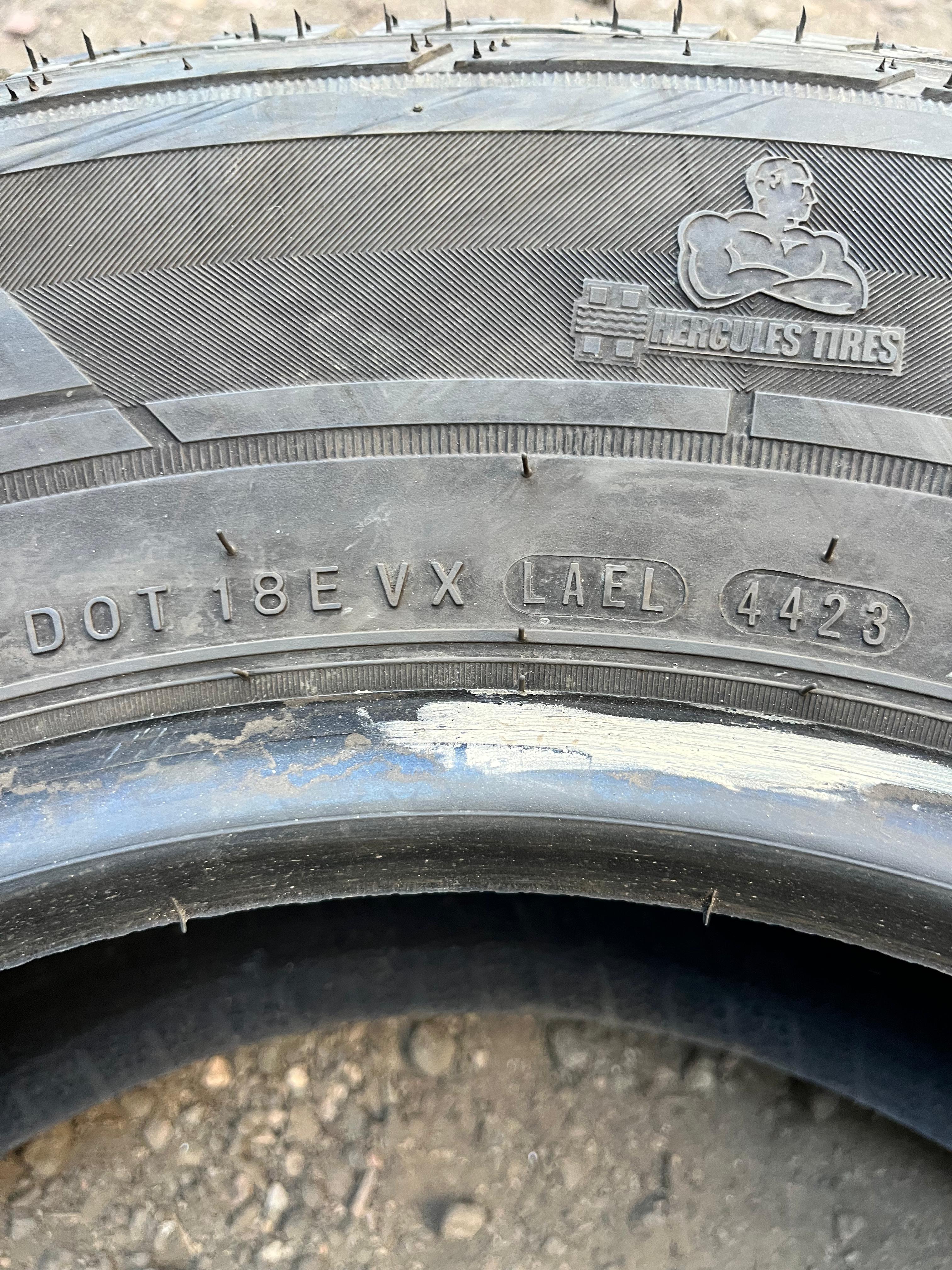 LT245/75R17 Set (4 Used Tires) Hercules Trac (CH4)
