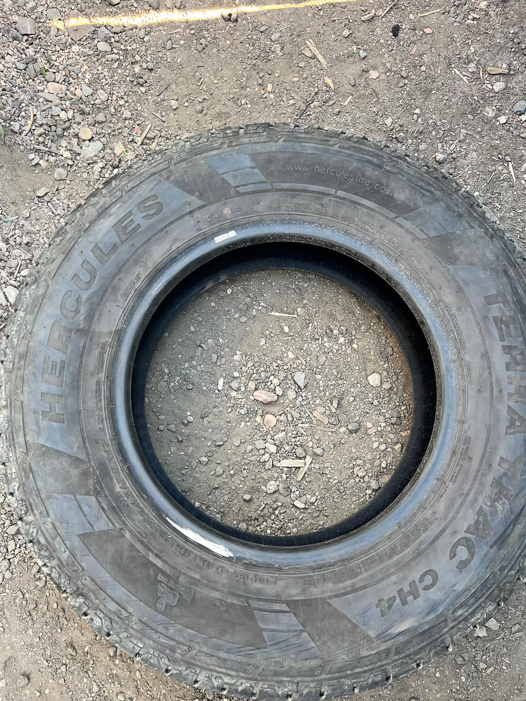 LT245/75R17 Set (4 Used Tires) Hercules Trac (CH4)